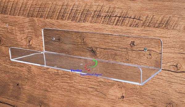 Acryl Wandregale Kosmetik-Aufbewahrungsregale für Ihre Kosmetiksammlung  L x T x H = 38 x 11 x 7,60cm